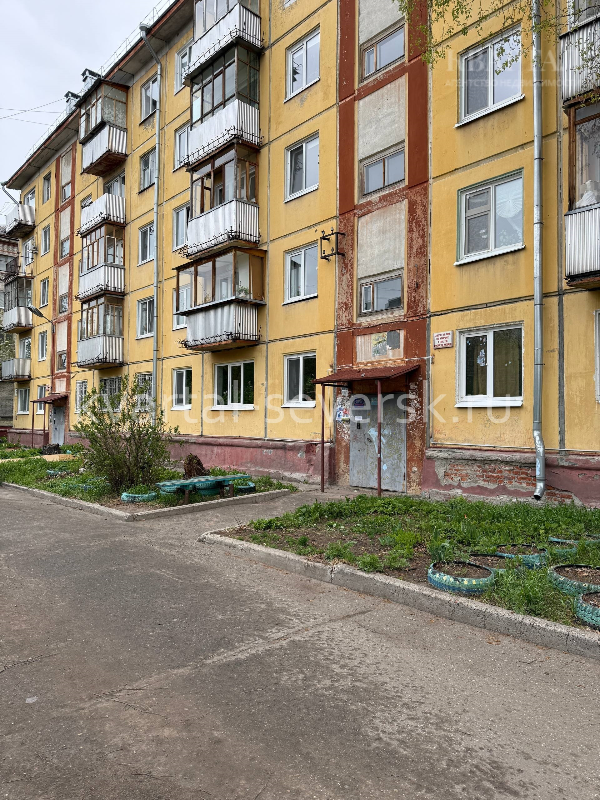 Продажа 2 к. квартиры в г. Северске на ул. Крупской, д. 6 — 44.4 м², 3/5 эт.
