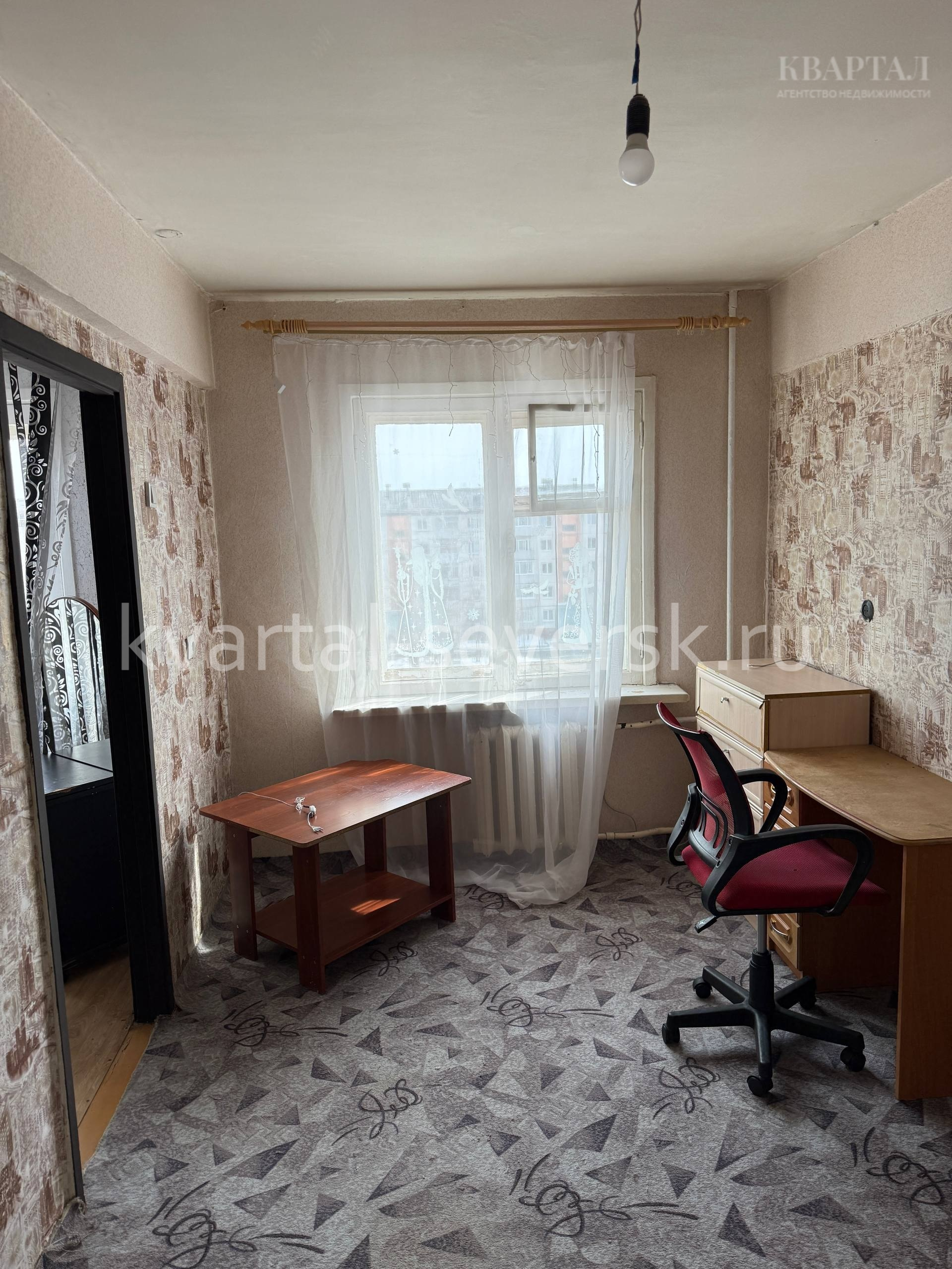 2 к. квартира в г. Северске на пр-кт. Коммунистический, д. 80 — 44.2 м²,5/5 эт