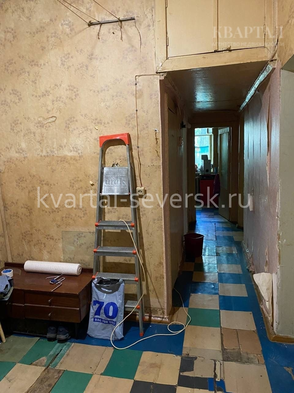 Комната в 3 к. в г. Северске на ул. Первомайская, д. 18 — 20.3 м², 1/2 эт.
